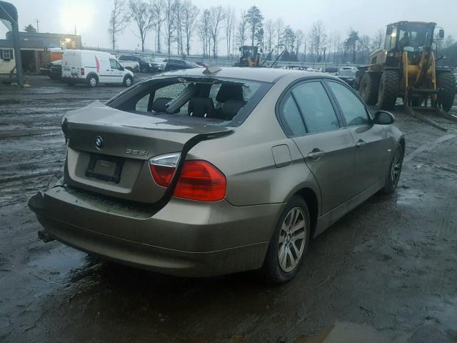 WBAVB17536NH93300 - 2006 BMW 325 I AUTO GOLD photo 4