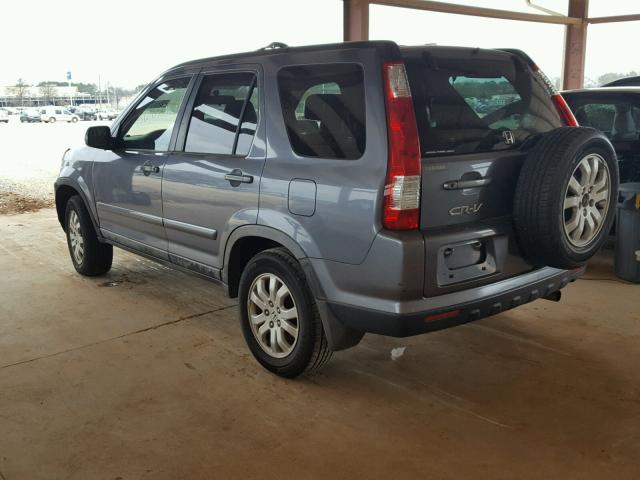 JHLRD78955C037545 - 2005 HONDA CR-V SE GRAY photo 3