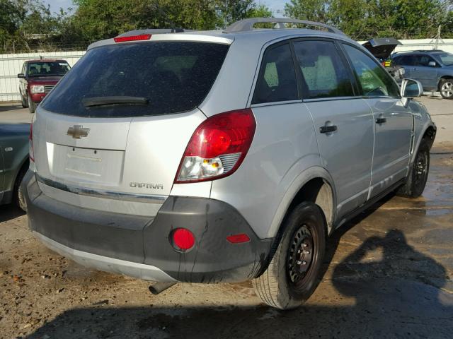 3GNAL2EK8CS534353 - 2012 CHEVROLET CAPTIVA SP SILVER photo 4