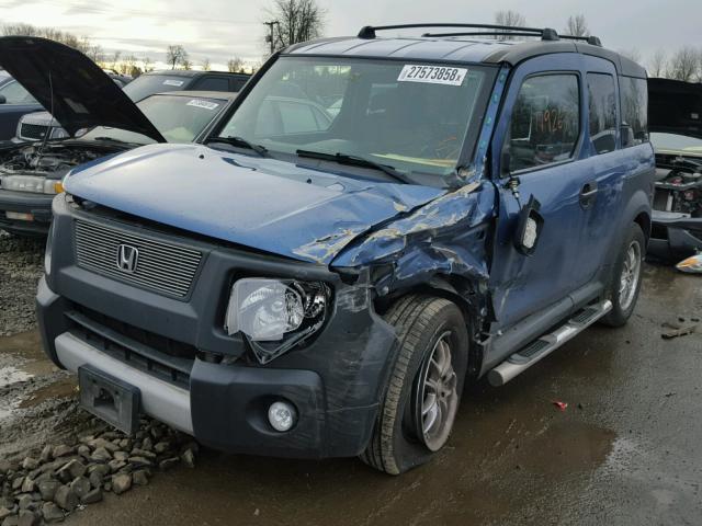 5J6YH18337L015725 - 2007 HONDA ELEMENT LX BLUE photo 2