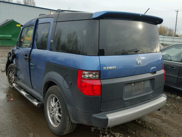 5J6YH18337L015725 - 2007 HONDA ELEMENT LX BLUE photo 3