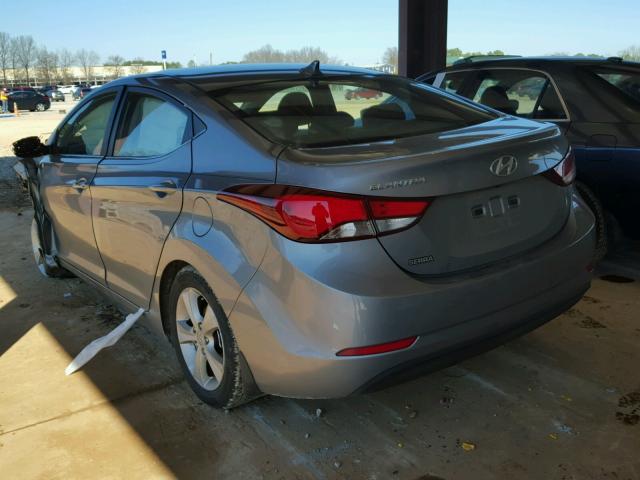 KMHDH4AE6GU502151 - 2016 HYUNDAI ELANTRA SE SILVER photo 3