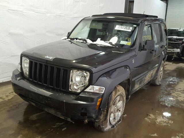 1J4PN2GK4BW577353 - 2011 JEEP LIBERTY SP BLACK photo 2