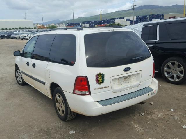 2FMZA51695BA58565 - 2005 FORD FREESTAR S WHITE photo 3