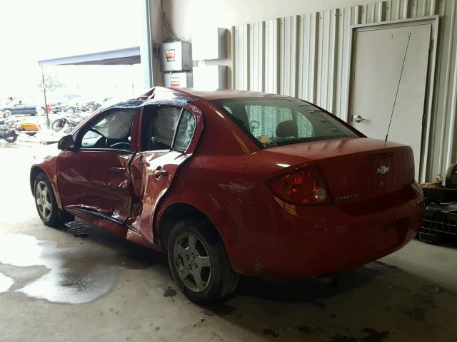 1G1AL58F987220248 - 2008 CHEVROLET COBALT LT RED photo 3