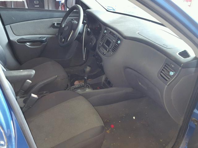 KNADH5A37A6646020 - 2010 KIA RIO LX Կապույտ լուսանկար 5