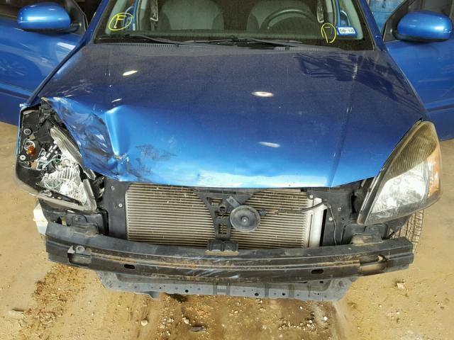 KNADH5A37A6646020 - 2010 KIA RIO LX Կապույտ լուսանկար 7