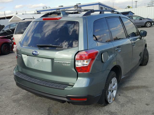 JF2SJADC9GH453823 - 2016 SUBARU FORESTER 2 GREEN photo 4