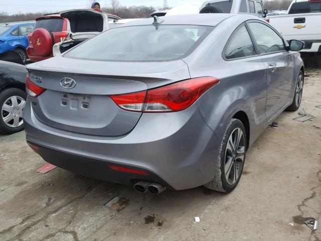 KMHDH6AE0DU005877 - 2013 HYUNDAI ELANTRA CO GRAY photo 4