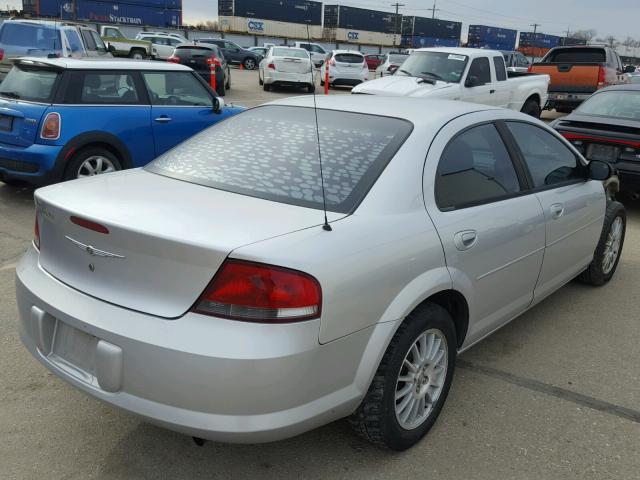 1C3EL46J35N505453 - 2005 CHRYSLER SEBRING SILVER photo 4