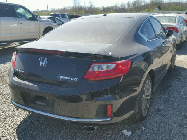 1HGCT2B8XEA002201 - 2014 HONDA ACCORD EXL BLACK photo 4