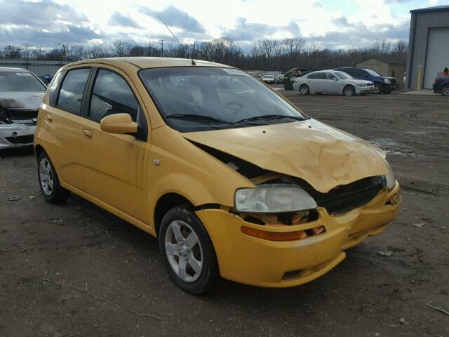 KL1TD62625B323958 - 2005 CHEVROLET AVEO BASE Sarı foto 1