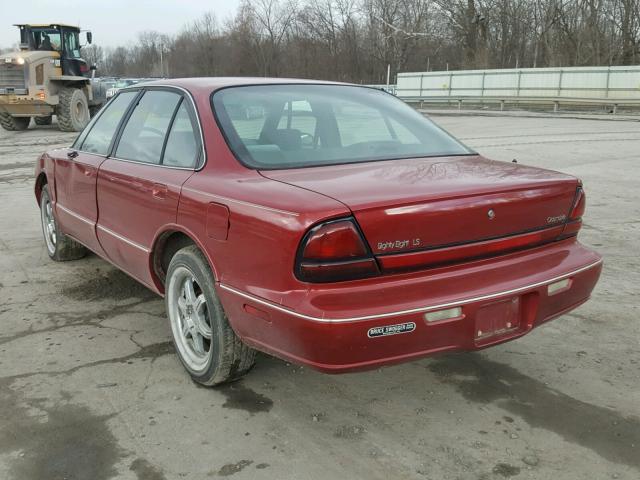 1G3HN52K9W4844216 - 1998 OLDSMOBILE 88 BASE BURGUNDY photo 3