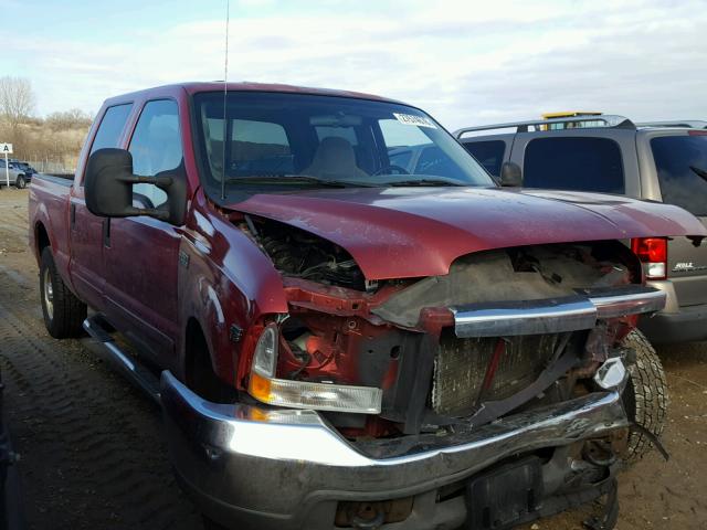 1FTNW20L92EB41603 - 2002 FORD F250 SUPER RED photo 1