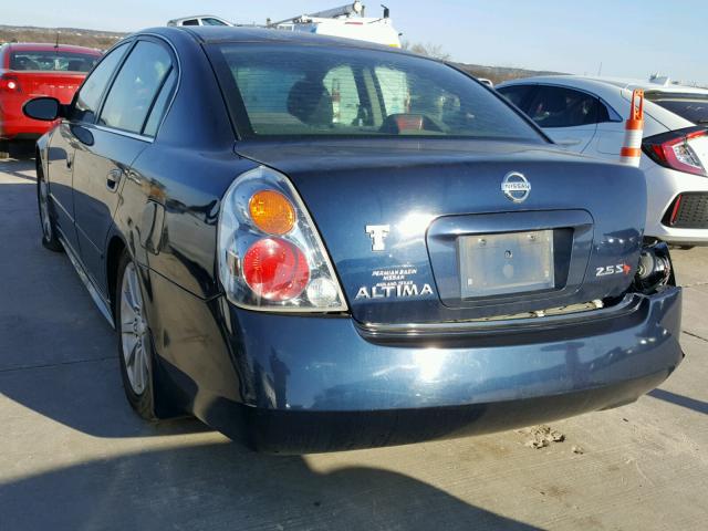 1N4AL11D75N905919 - 2005 NISSAN ALTIMA S BLUE photo 3