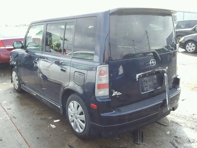 JTLKT324350190695 - 2005 TOYOTA SCION XB BLUE photo 3