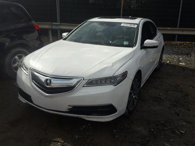 19UUB2F59FA024201 - 2015 ACURA TLX TECH WHITE photo 2