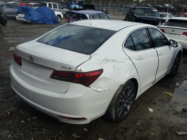 19UUB2F59FA024201 - 2015 ACURA TLX TECH WHITE photo 4