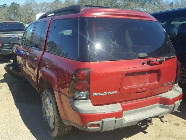 1GNES16S126114398 - 2002 CHEVROLET TRAILBLAZE RED photo 3