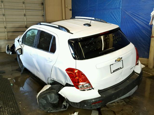 3GNCJLSB1GL277142 - 2016 CHEVROLET TRAX 1LT WHITE photo 3