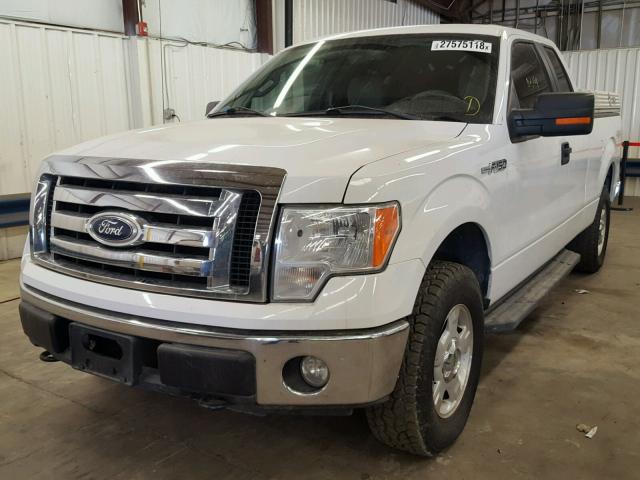 1FTFX1EVXAFC72246 - 2010 FORD F150 SUPER WHITE photo 2