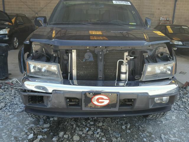 1GCHTDFE0B8123502 - 2011 CHEVROLET COLORADO L BLACK photo 9