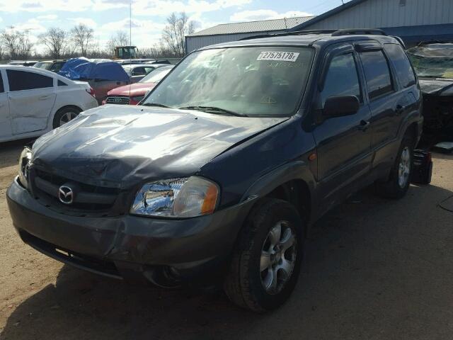 4F2CZ06183KM43895 - 2003 MAZDA TRIBUTE ES BLUE photo 2