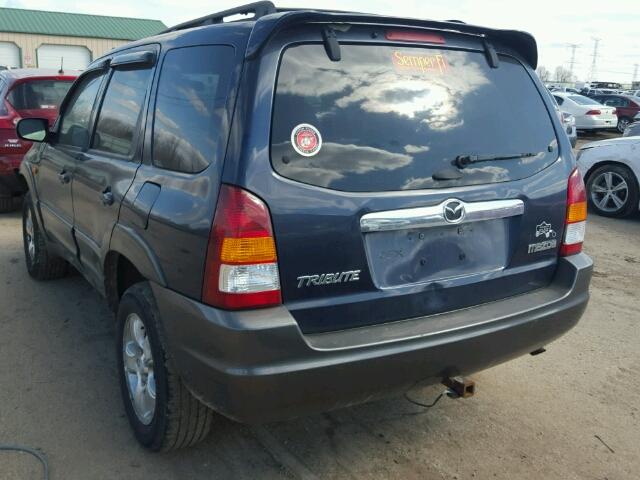 4F2CZ06183KM43895 - 2003 MAZDA TRIBUTE ES BLUE photo 3