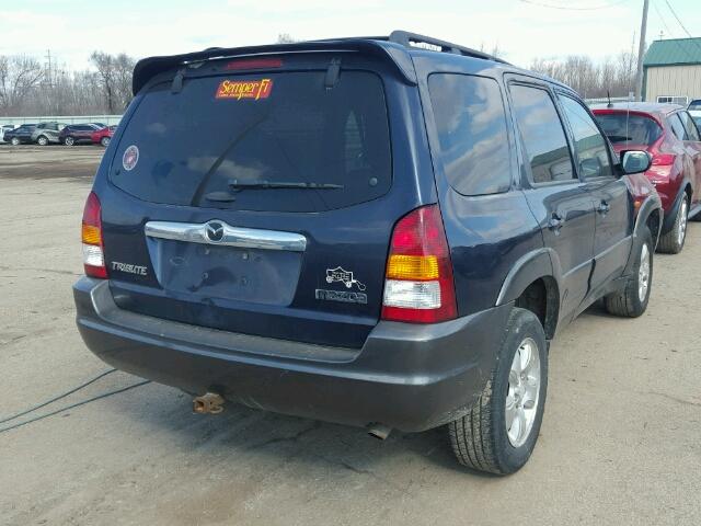 4F2CZ06183KM43895 - 2003 MAZDA TRIBUTE ES BLUE photo 4
