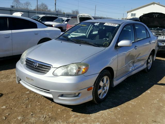 1NXBR32E17Z832700 - 2007 TOYOTA COROLLA CE SILVER photo 2