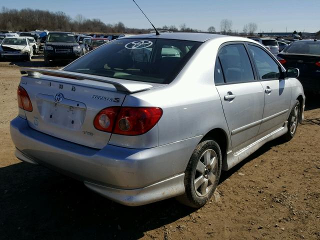 1NXBR32E17Z832700 - 2007 TOYOTA COROLLA CE SILVER photo 4