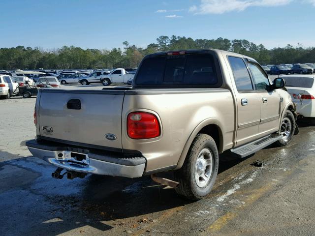 1FTRW07L01KA23502 - 2001 FORD F150 SUPER GOLD photo 4