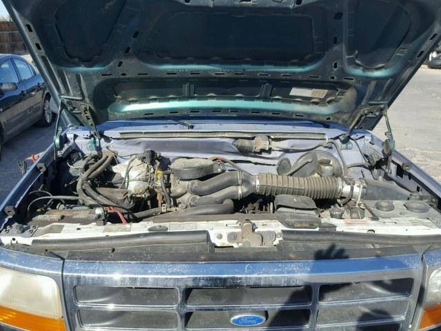 1FTEF14N2TLA33875 - 1996 FORD F150 BLUE photo 7