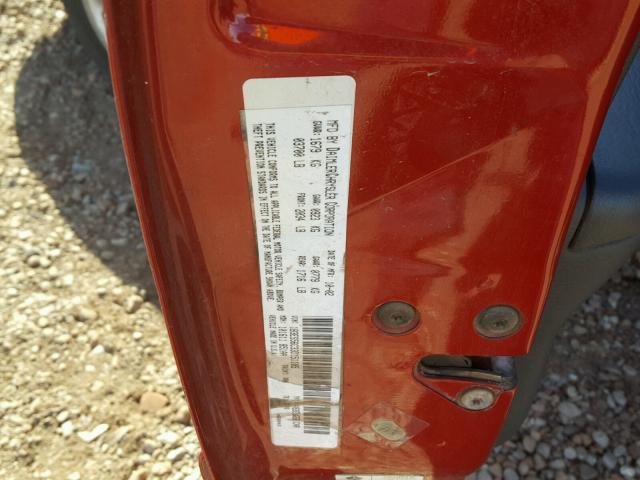 1B3ES56C33D151105 - 2003 DODGE NEON SXT MAROON photo 10