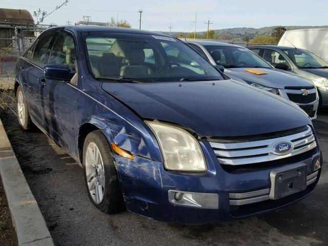 3FAHP081X6R104277 - 2006 FORD FUSION SEL BLUE photo 1