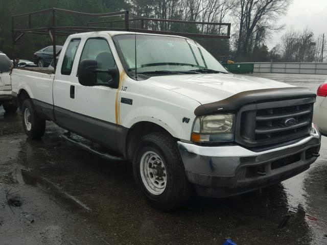 1FTNX20L82ED42292 - 2002 FORD F250 SUPER WHITE photo 1