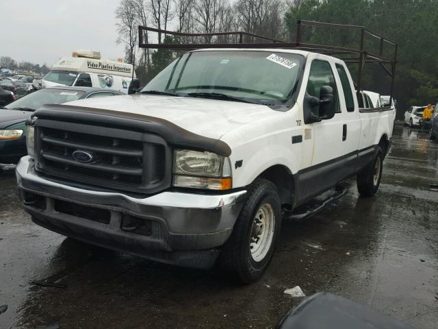 1FTNX20L82ED42292 - 2002 FORD F250 SUPER WHITE photo 2