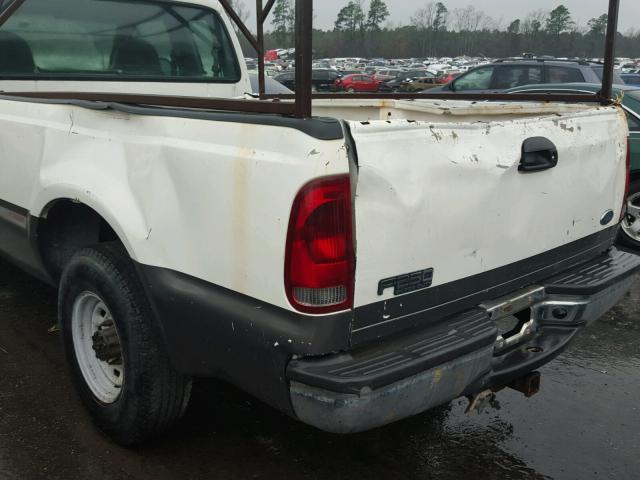 1FTNX20L82ED42292 - 2002 FORD F250 SUPER WHITE photo 9