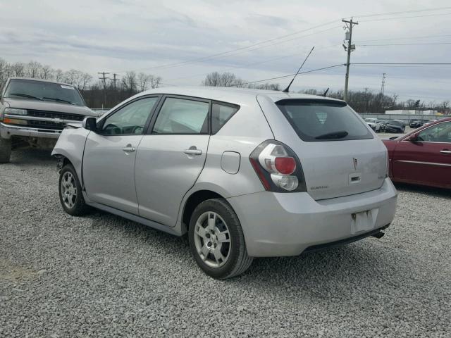 5Y2SP6E07AZ414969 - 2010 PONTIAC VIBE SILVER photo 3