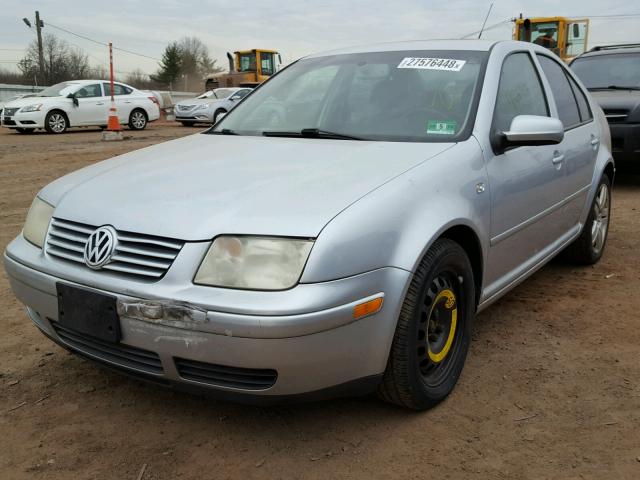 3VWTH69M23M135879 - 2003 VOLKSWAGEN JETTA GLX SILVER photo 2