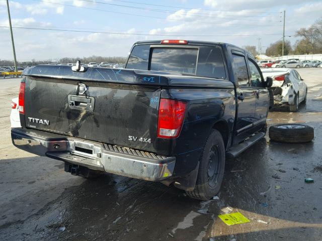 1N6AA0EC7DN303495 - 2013 NISSAN TITAN S BLACK photo 4