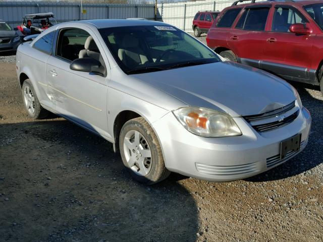 1G1AK15F377323650 - 2007 CHEVROLET COBALT LS SILVER photo 1