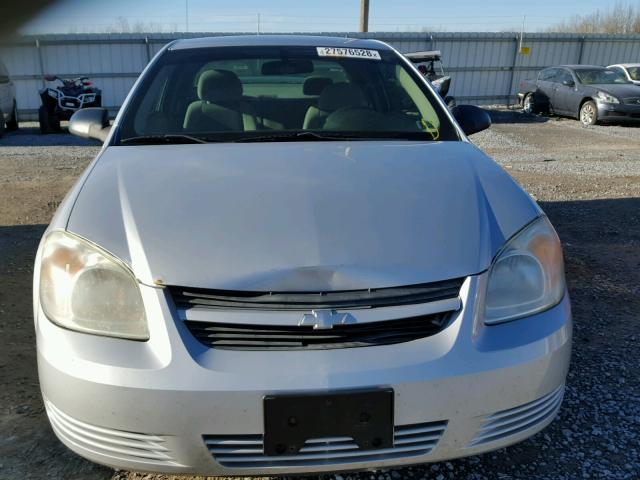 1G1AK15F377323650 - 2007 CHEVROLET COBALT LS SILVER photo 9