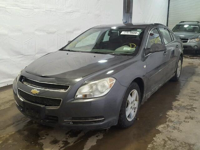 1G1ZG57B88F181793 - 2008 CHEVROLET MALIBU LS GRAY photo 2