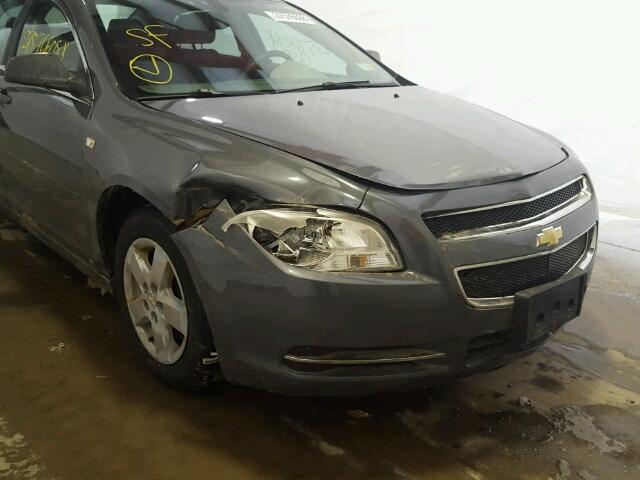 1G1ZG57B88F181793 - 2008 CHEVROLET MALIBU LS GRAY photo 9