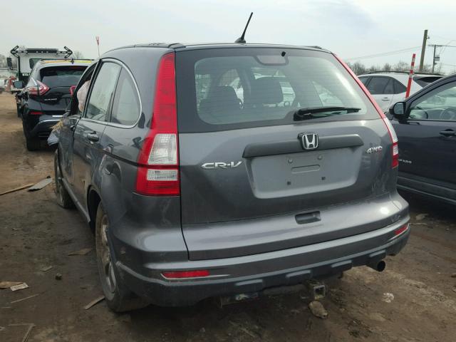 5J6RE4H3XAL093912 - 2010 HONDA CR-V LX GRAY photo 3