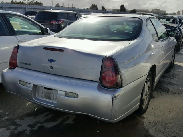 2G1WW12E849290418 - 2004 CHEVROLET MONTE CARL ვერცხლისფერი ფოტო 4