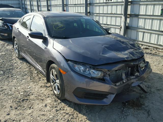 19XFC2F51GE054683 - 2016 HONDA CIVIC LX GRAY photo 1