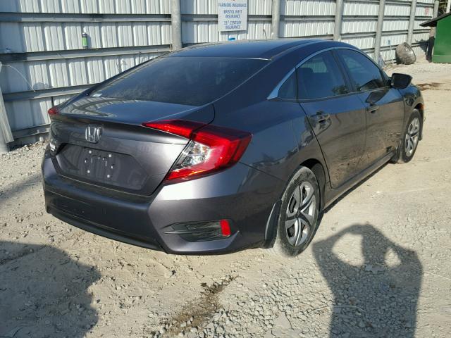 19XFC2F51GE054683 - 2016 HONDA CIVIC LX GRAY photo 4