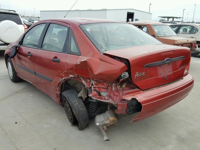 1FAFP33Z13W343733 - 2003 FORD FOCUS LX RED photo 3